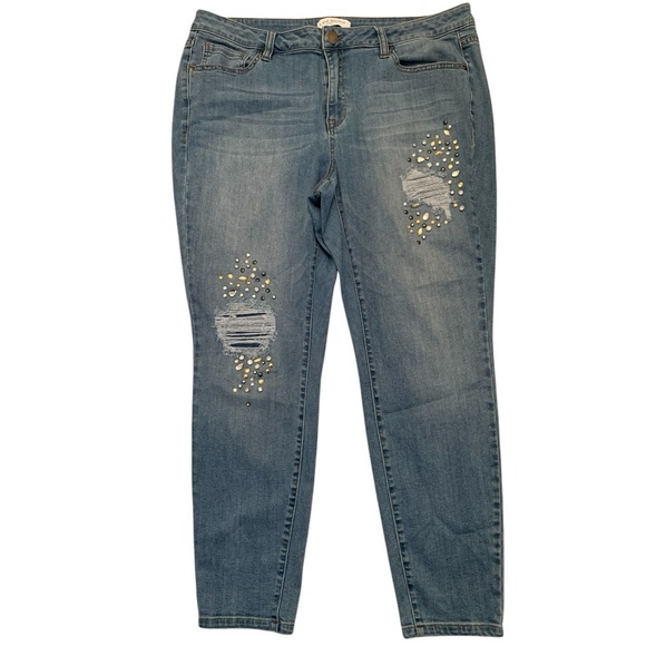 Lane Bryant Denim - Lane Bryant Mid-Rise Super Stretch Skinny Jeans